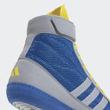 ADIDAS Combat Speed 4 birkózó cipő IG2027 (ezüst-kék-sárga) - 46