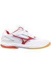 Mizuno Wave Drive 9 (81GA220521) White/HighRiskRed/Silver 41